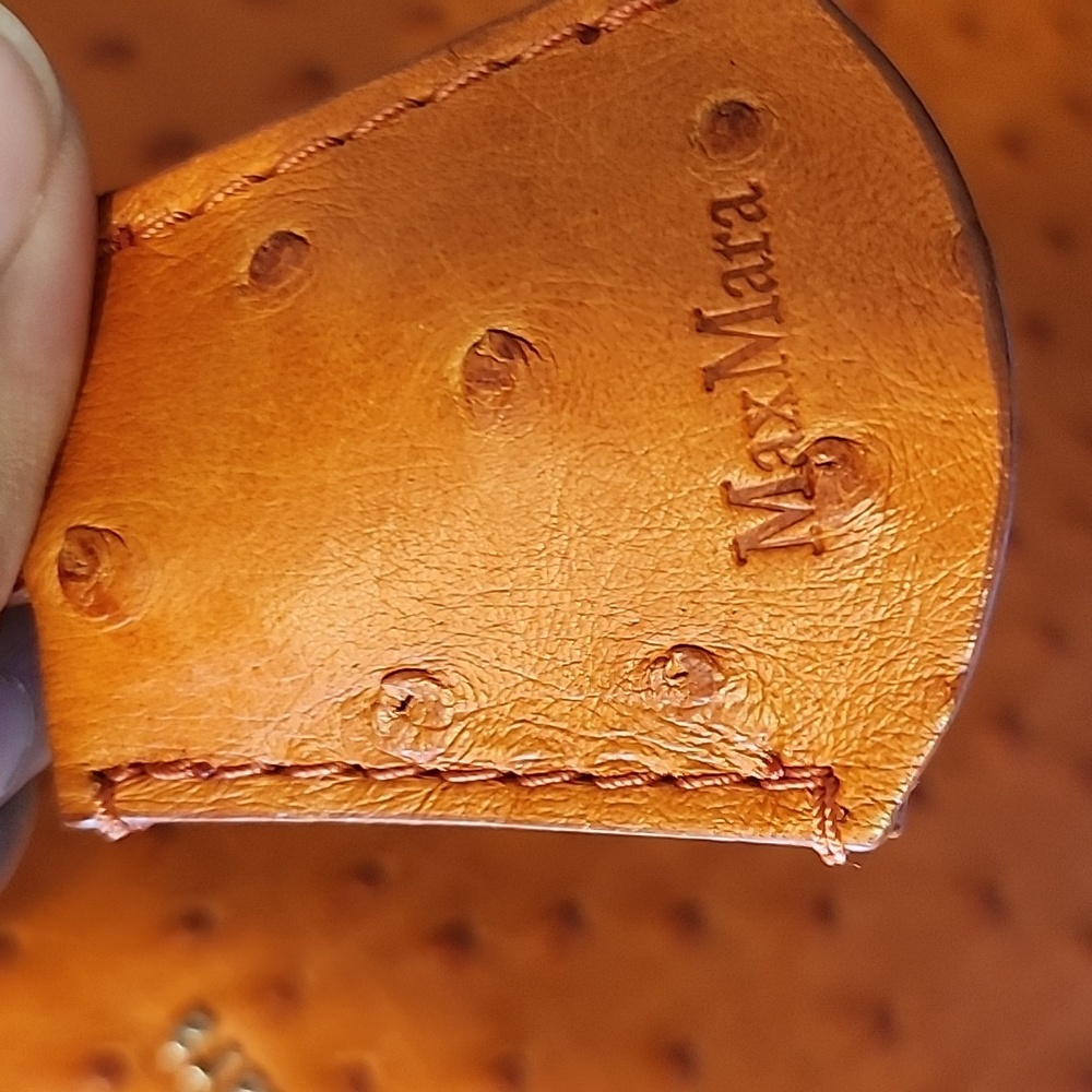 MaxMara Exotic Ostrich Made in Italy - Picture 11 of 16